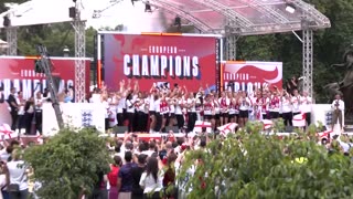 'Emotional' England fans celebrate Lionesses' historic win