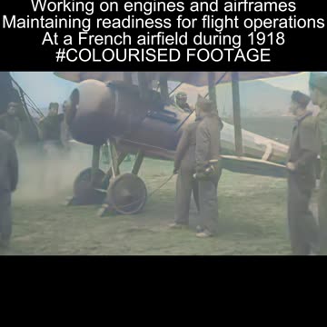 Aero Squadron aircraft on French airfield