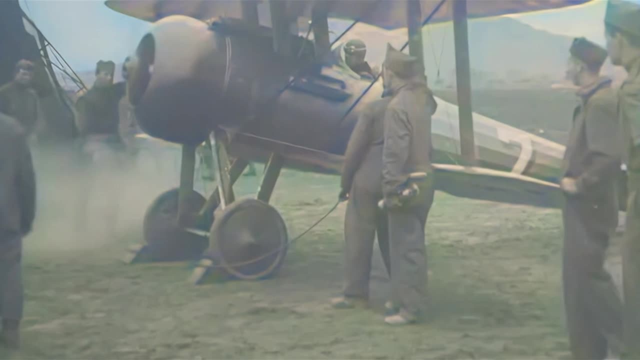 Aero Squadron aircraft on French airfield