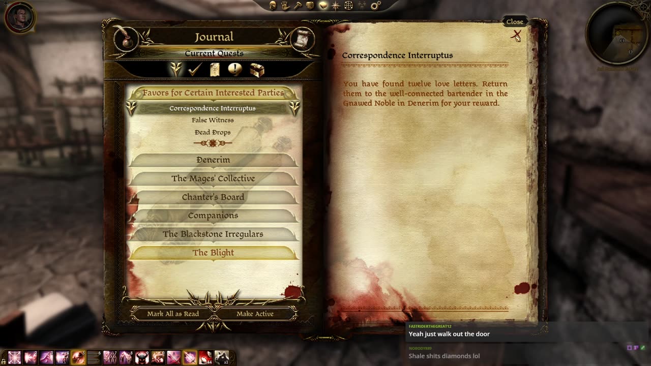 Dragon Age Origins - Oghren found the mead reserves