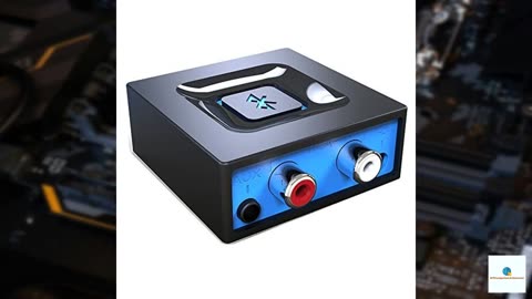 esinkin Bluetooth Audio Adapter for Music Streaming Sound System, Wireless Audio Adapter W