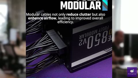 Cooler Master MWE Gold 850 V2 Full Modular, 850W, 80+ Gold Efficiency, 2 EPS Con