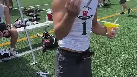 048. State 7-on-7 Grip Strength Test Part 1 #txhsfb #football #7on7