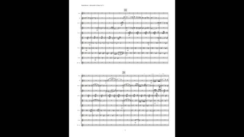 Gabriel Fauré – Barcarolle 12, Op. 105, No. 2 (Saxophone Nonet + Piccolo & Flute)