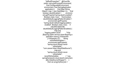 How did Spring Cloud Sleuth add tracing information to logback log lines