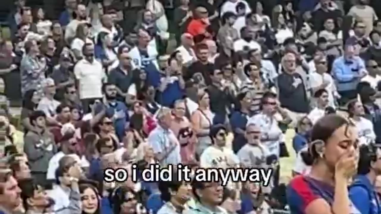 Dodgers game singer performs National Anthem in Spanish to protest ICE raids
