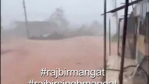 Horrific flooding in Santa Cruz, Jamaica, as Historic Category 5 Hurricane Melissa made landfall.