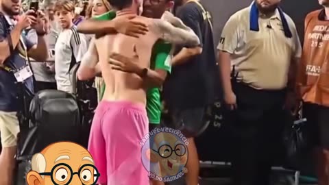 Messi e Djalminha: respeito mútuo