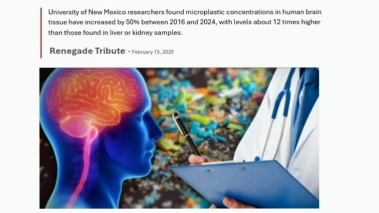 Microplastics Found In Human Brains Have Increased By 50% In The Last Eight Years