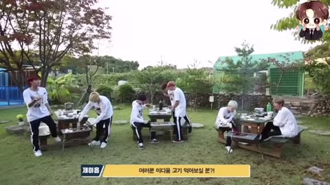BTS picnic party 🎉 // run ep 28-27 // hindi dubbing #bts