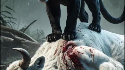 🔥 "Black Panther vs White Tiger & Polar Bear Cub | Ultimate Animal Battle"