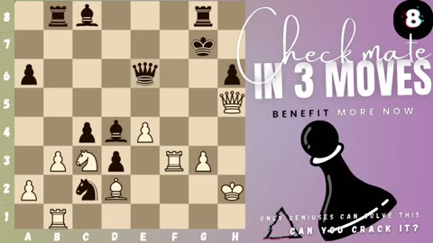 Can you checkmate in 3 moves? (P.7) (White to play)♟️