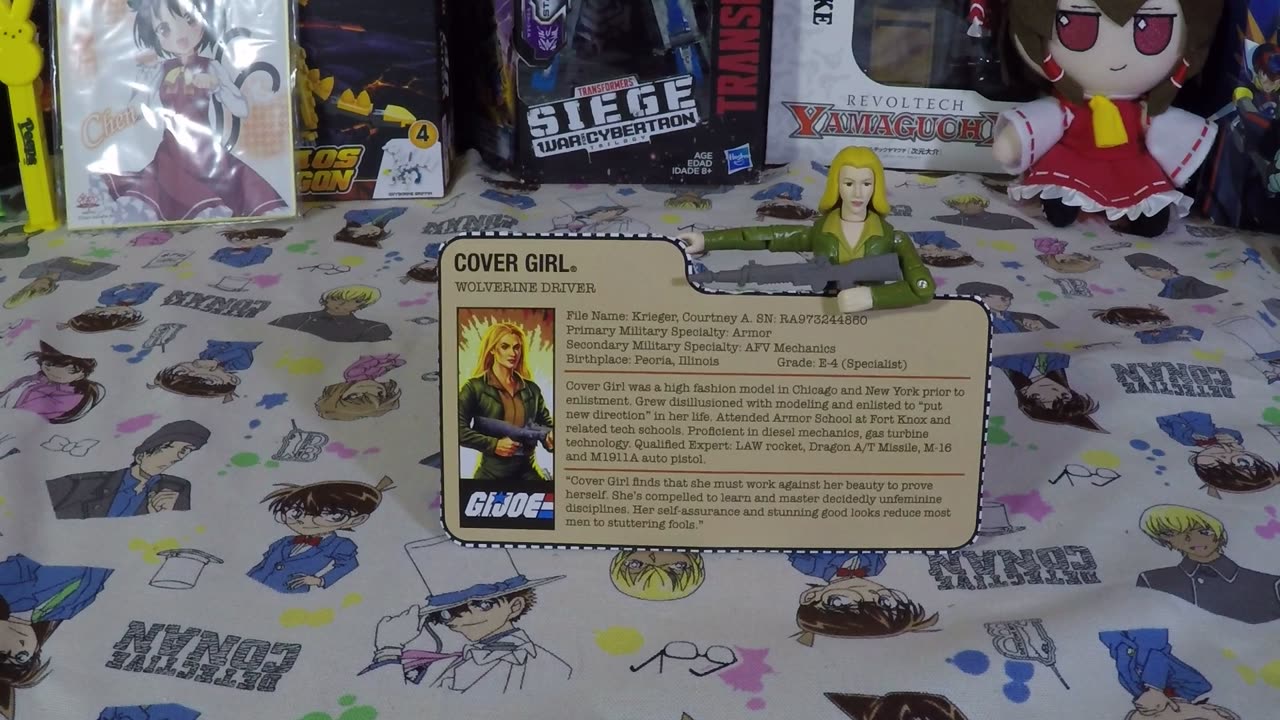 Super7 ReactionPlus G.I. JOE o-ring Cover Girl