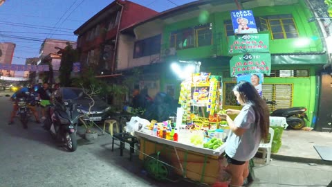 Late Afternoon on P. Campa Street in Manila City in the Philippines
