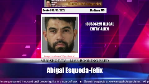 Mugshot TV - Live Arrest Booking Video Stream