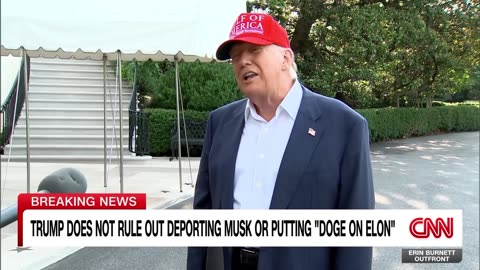Trump not ruling out deporting Musk after his comments on megabill