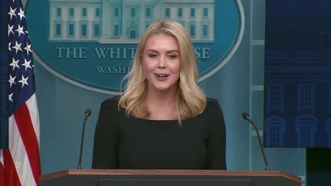 White House press briefing with Karoline Leavitt