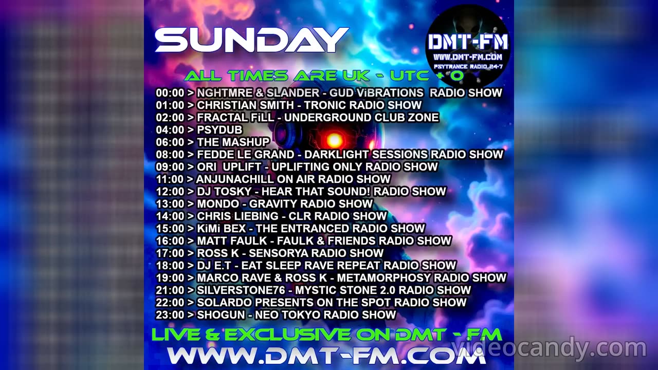 DMT FM Weekly Schedule Monday 27-10-2025 - Sunday 02-11-2025