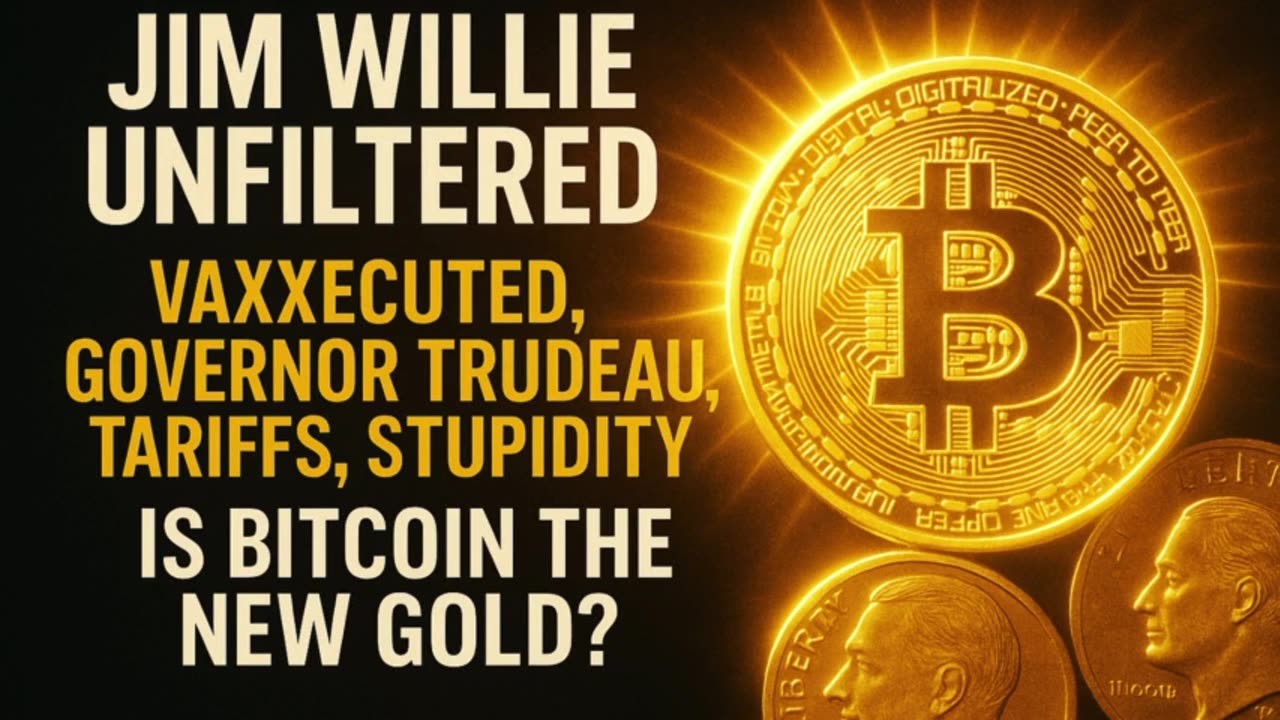 P1 🧠Jim Willie Exposes It All: Vaxxecuted, Trudeau, Tariffs & Bitcoin vs Gold