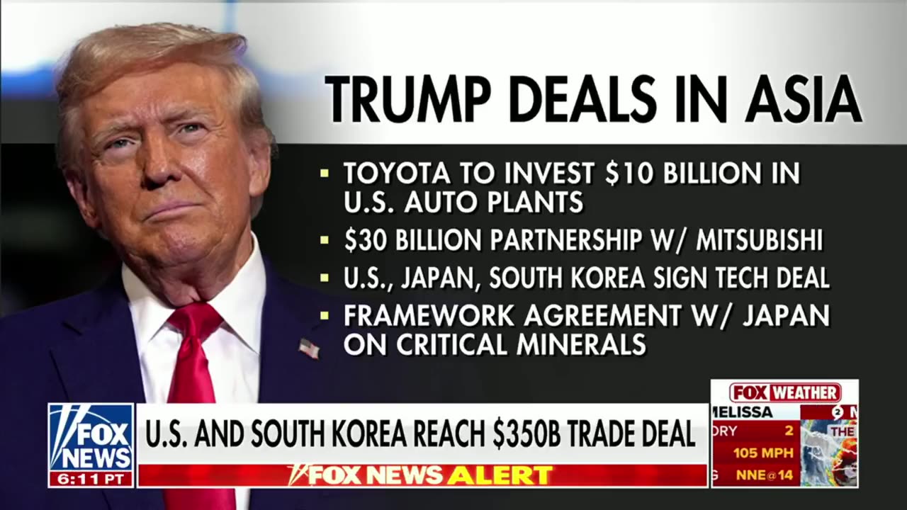 Trump Seals the Deal! President Trump has officially locked in a massive $350B trade pact