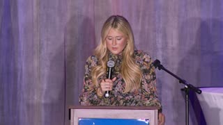 Riley Gaines at the 2025 IFI Banquet