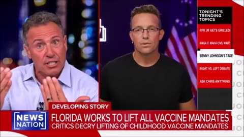 Chris Cuomo & Benny Johnson: Should Vaccine Mandates End?
