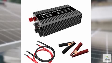 SHIERLENG 2000 Watt Power Inverter DC 12V to 110V AC 1000W Continuous Pure Sine