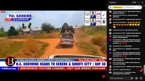 H.E. Bobi Wine Heads to Serere & Soroti City