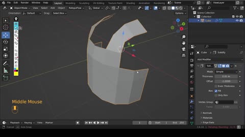 Modificador Solidify