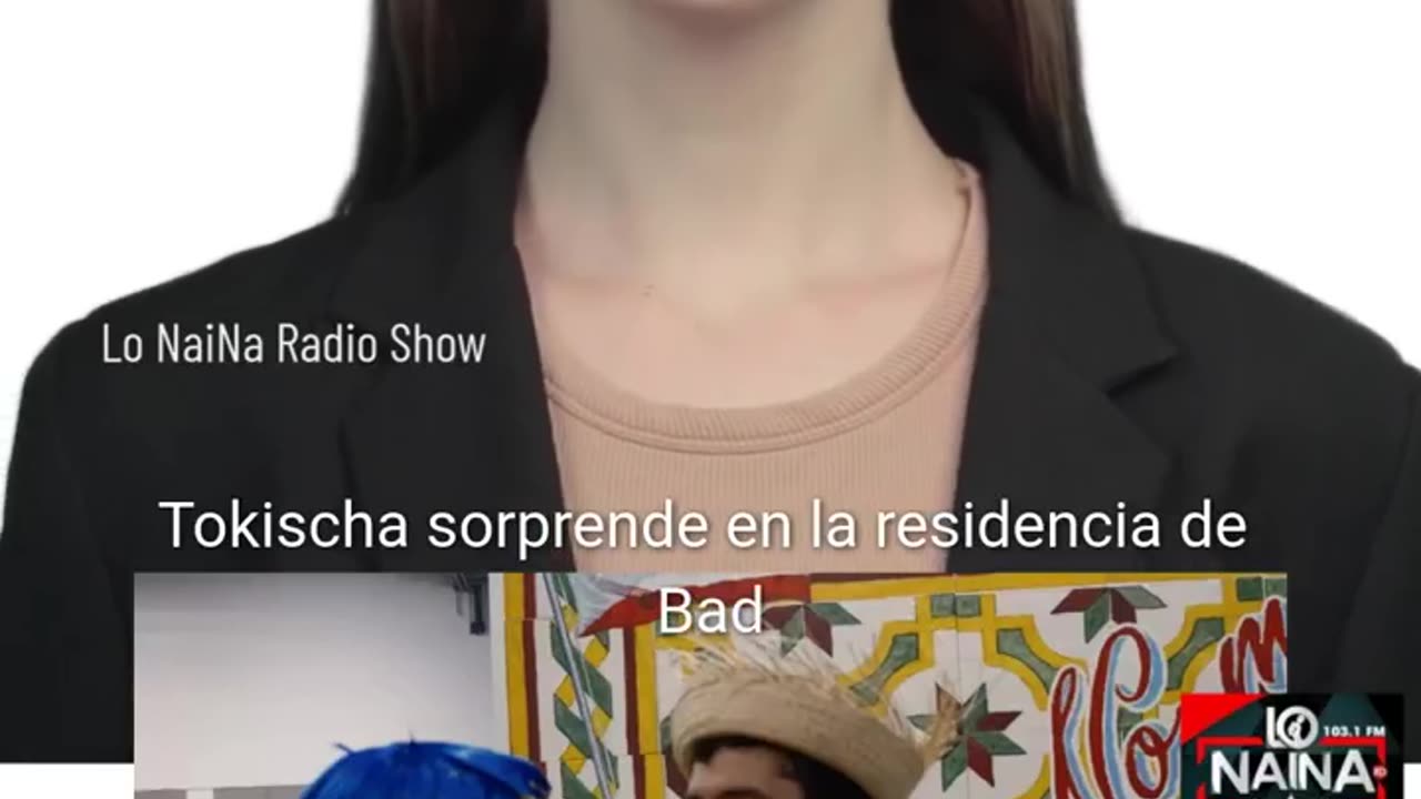 Tokischa sorprende en la residencia de Bad Bunny con look sensual y futurista revelando un nuevo cic