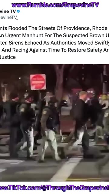 Federal Agents Swarmed Providence In A Frantic Manhunt For The Suspected Brown University Shooter.