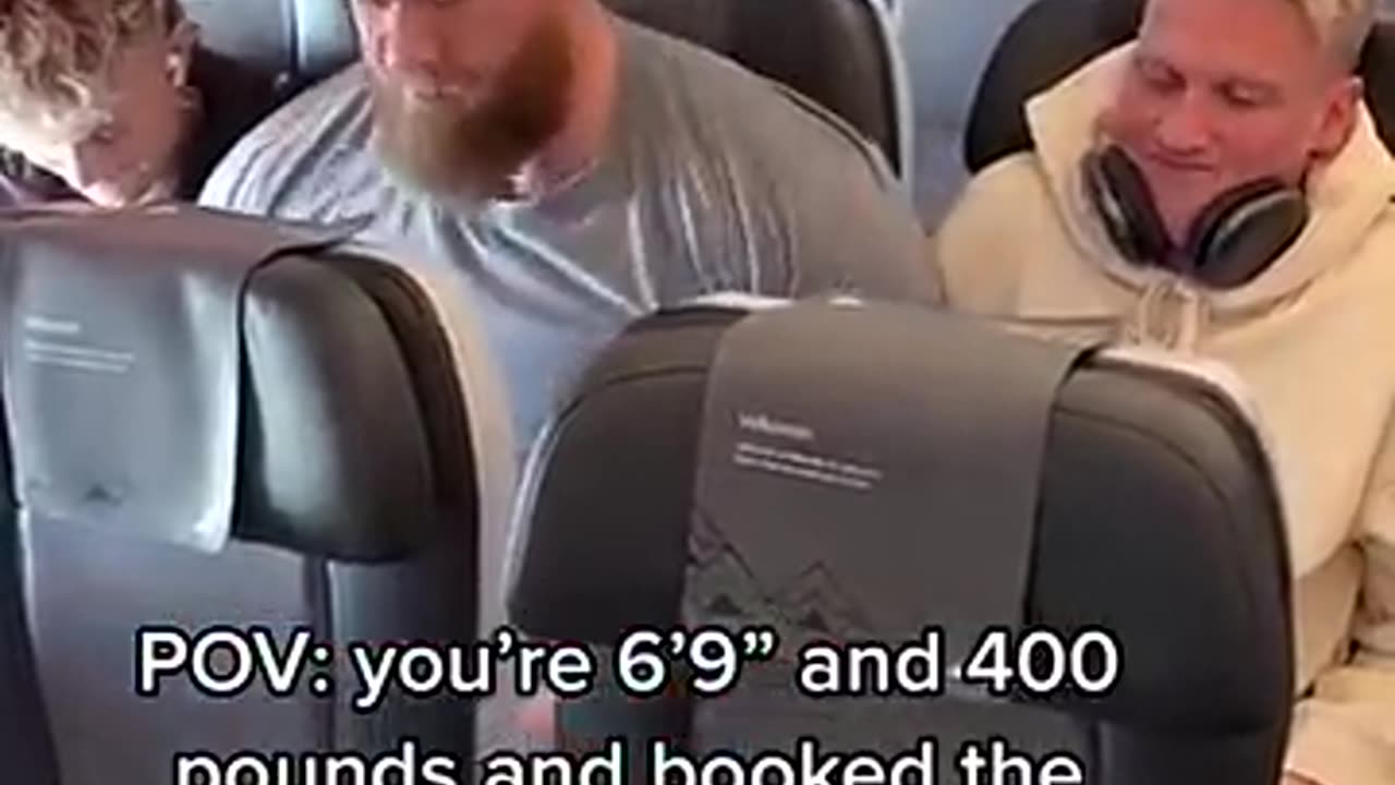 POV: you’re 6’9” 400 pounds and booked the middle seat