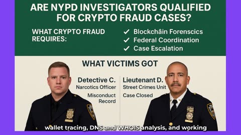 Part 46: Are NYPD Investigators Qualified for Crypto Fraud Cases?