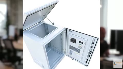 16U Outdoor Server Rack Cabinet – 19″ 600mm Enclosure with Integrated A/C – IP66