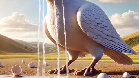 -The story of the pigeon who built nest on top of a tower and then laid lots of eggs 😭 #ai #pigeon