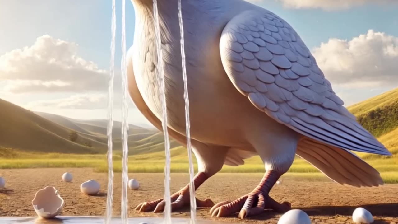 -The story of the pigeon who built nest on top of a tower and then laid lots of eggs 😭 #ai #pigeon