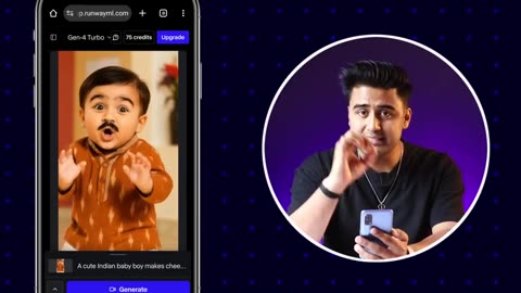 👲Ai video kese banaye !make baby podcast Ai video &Earn money🤑