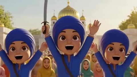 🔥 "Hola Mohalla Kids Song | ਖਾਲਸੇ ਦਾ ਹੋਲਾ! | Sikh Festival for Kids | Punjabi Kids Song 2025"