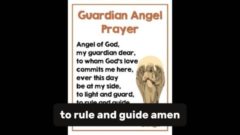 Prayer to Your Guardian Angel