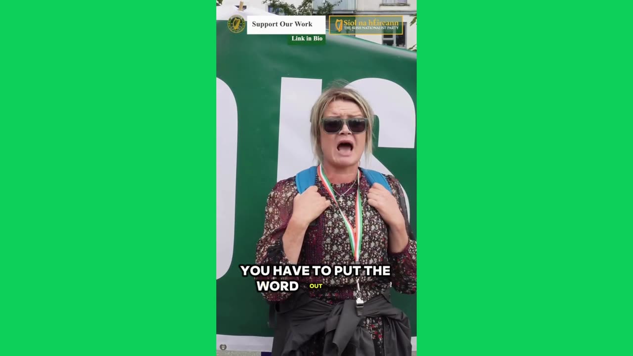 Irish woman speaks out