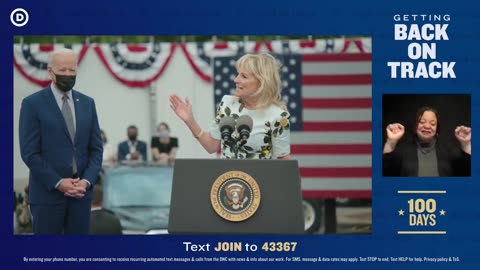 President Biden and Dr. Biden Drive-In Rally in Georgia to Celebrate 100 Days