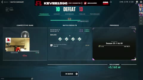 🔴 LIVE-KEVEE1596- RANKED VAL!!