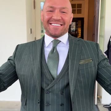 Conor McGregor wishes America a happy Saint Patrick's Day.
