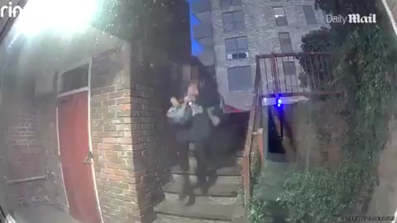 A masked migrant robbed a woman in her home in London using a knife.