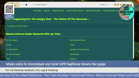 Shema Internet Radio Live Daily Stream