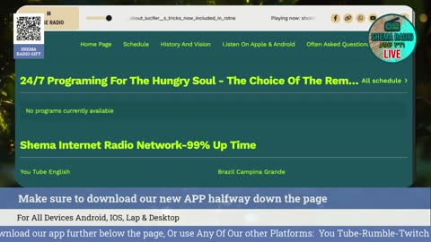 Shema Internet Radio Live Daily Stream