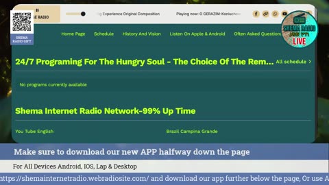 Shema Internet Radio Live Daily Stream