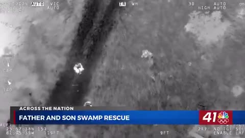 "THE ALLIGATORS ARE HUNGRY." Father and son rescued from Everglades after ATV