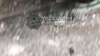 Russian Soldier Films Whats Left of Armored Column