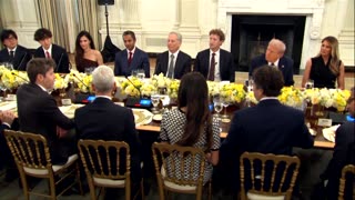 Tech leaders heap praise on Trump during White House dinner